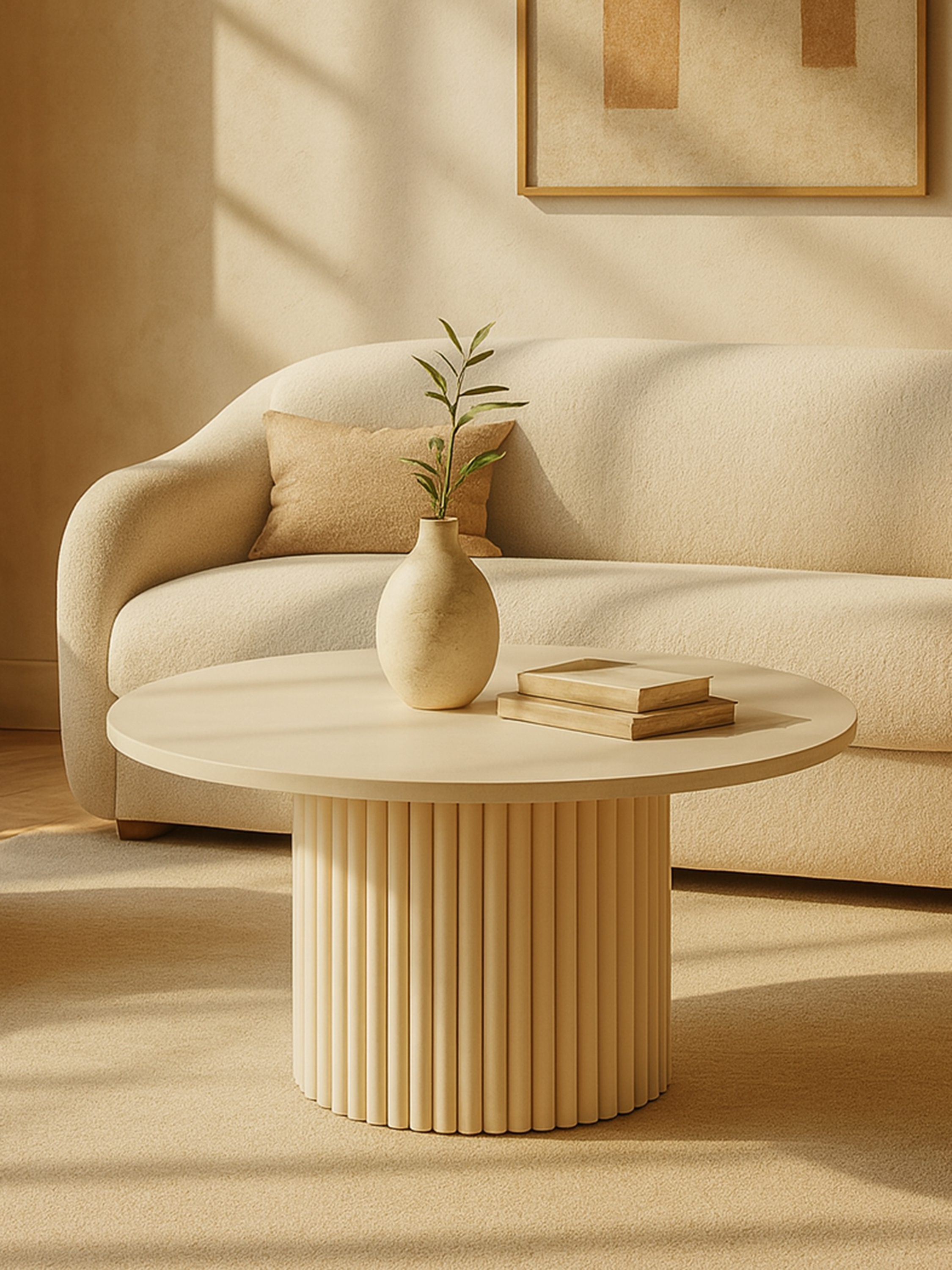 Table basse ronde - Gravuraa